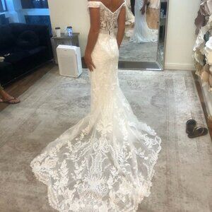 Beaded and Laced Wedding Dress